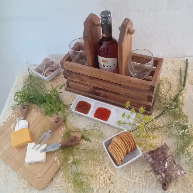 Wooden Wine Caddy
