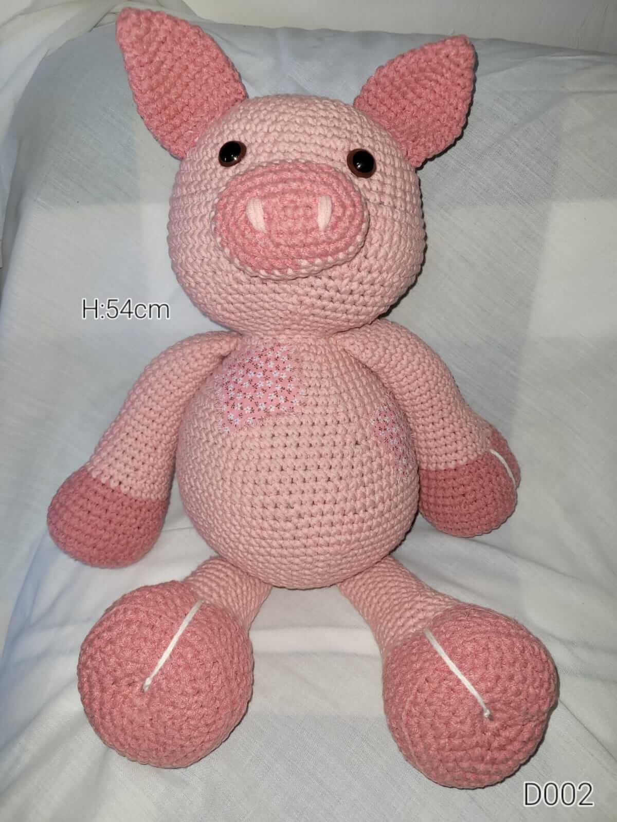 Crochet XL pig