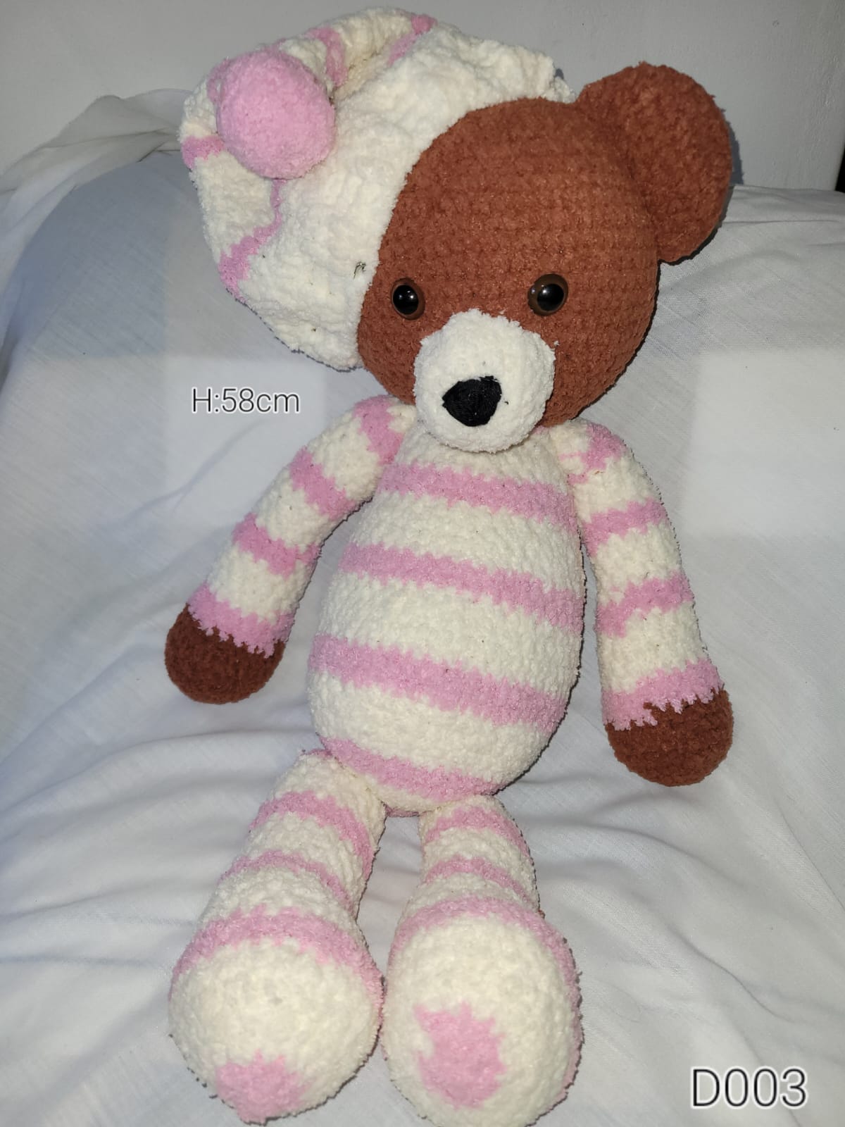 Crochet plush teddy
