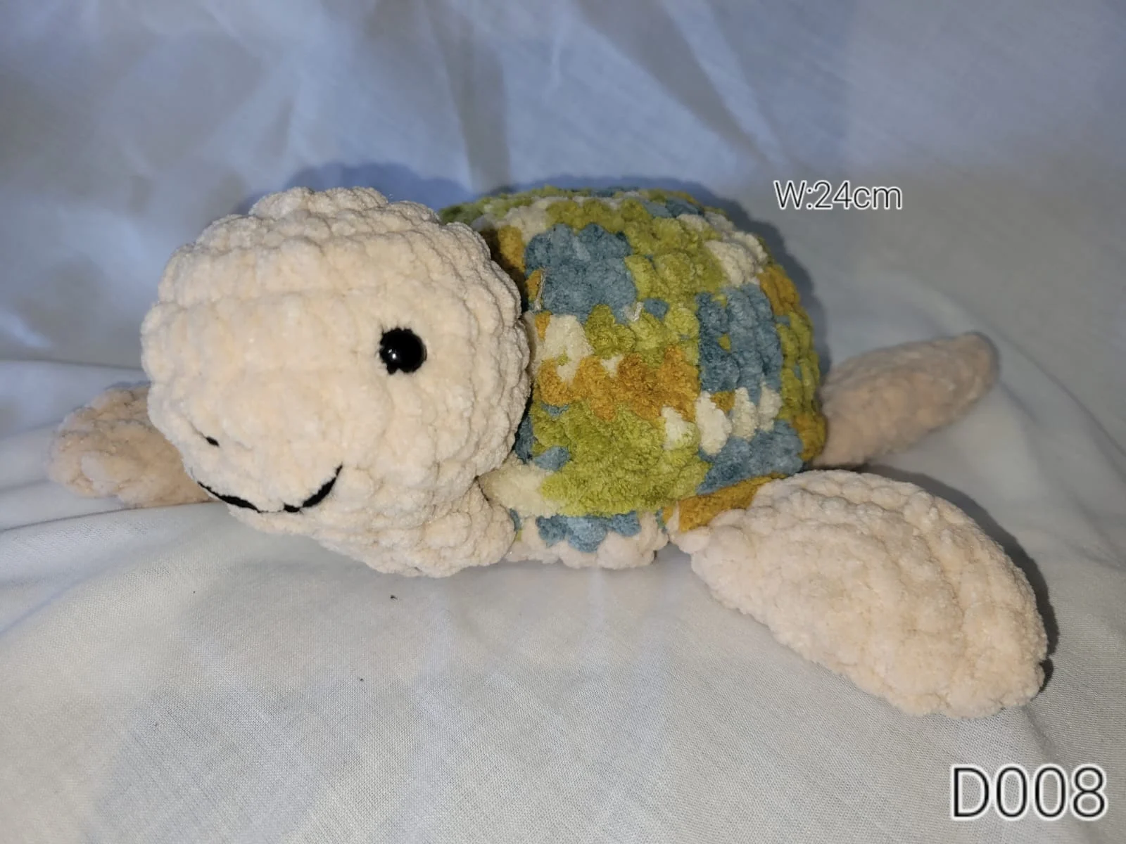 Crochet plush turtle