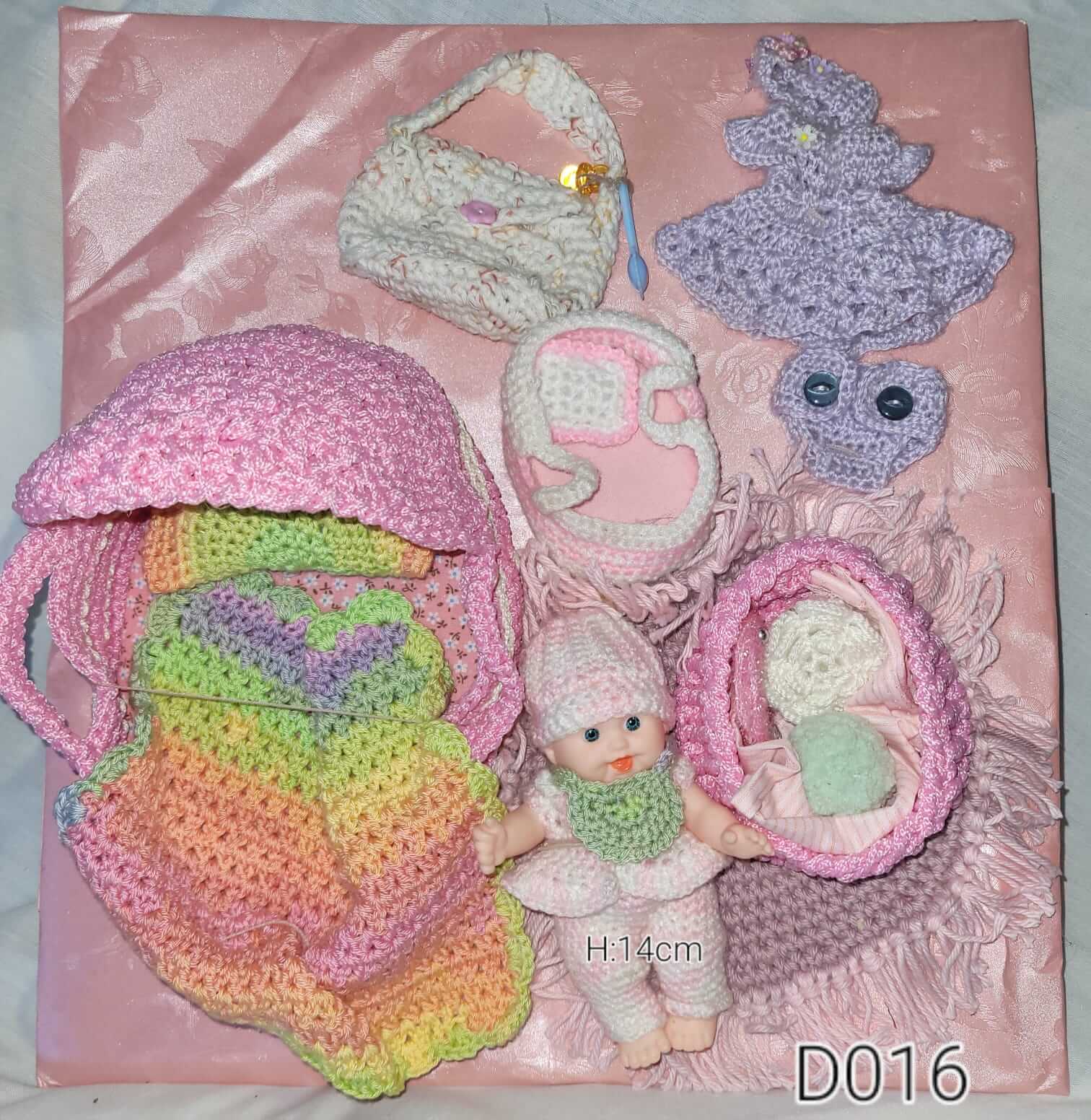 Small baby doll with accessories