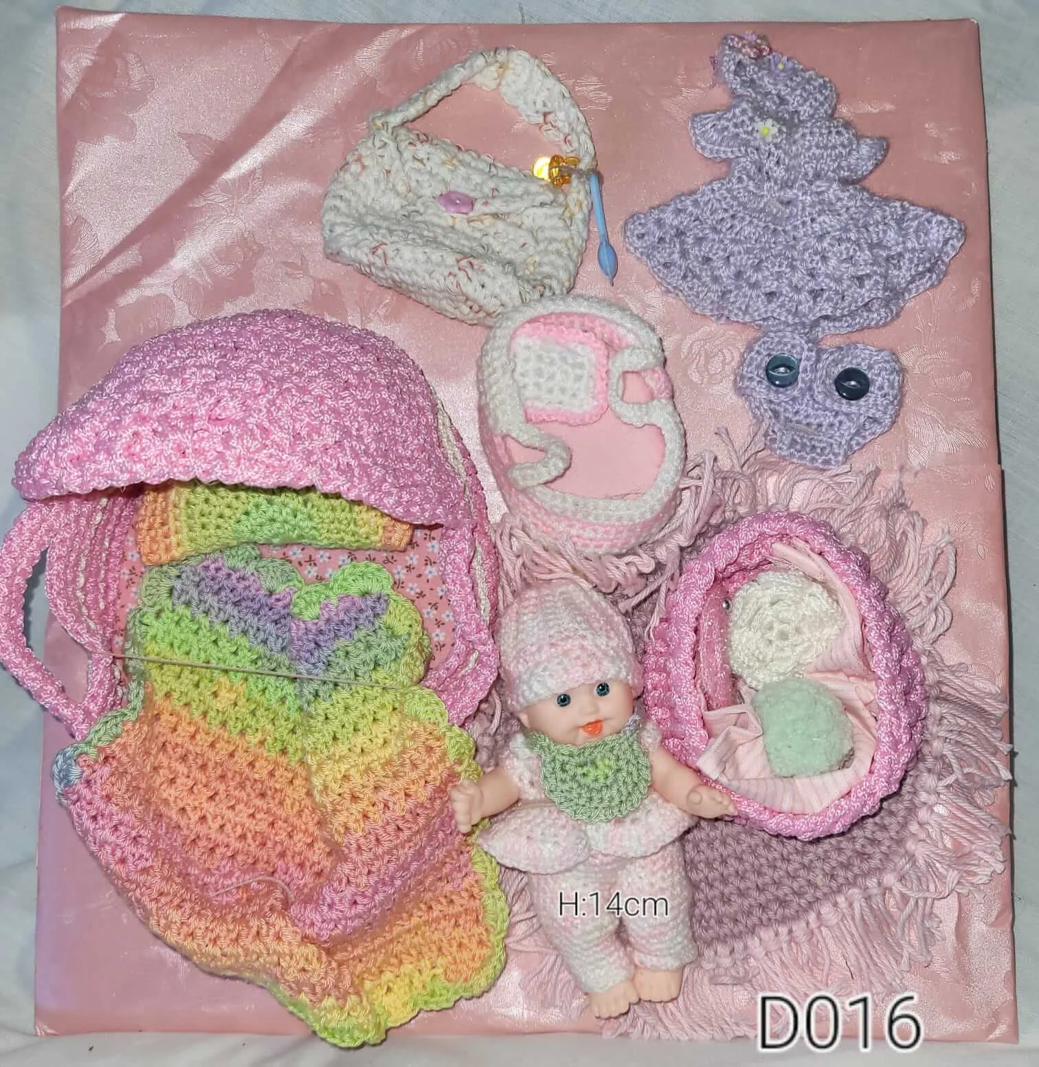 Small baby doll with accessories