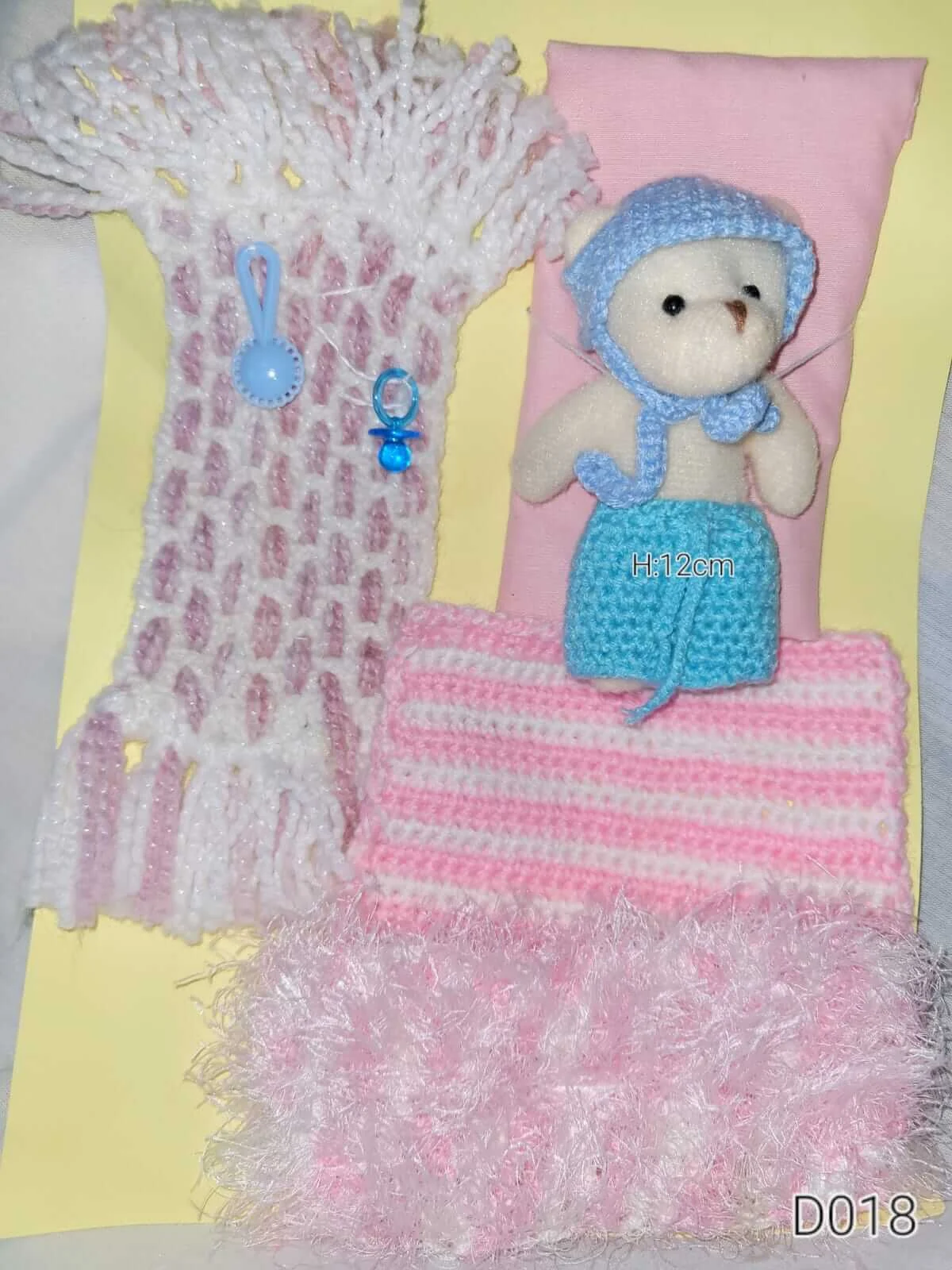 Small teddy with accessories